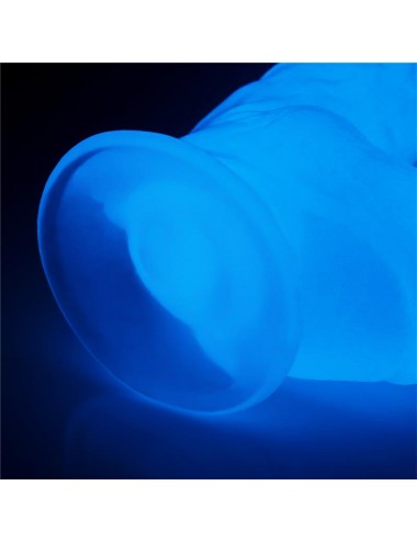 Dildo Lumino 10 Luz Azul