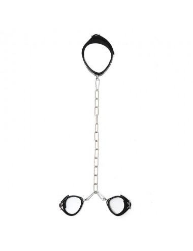 Collar con Esposas Cadena Ajustables