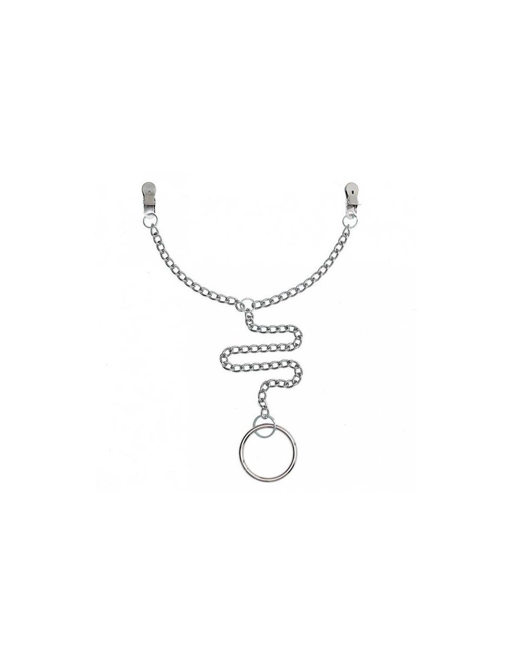 Pinzas para Pezones con Anillo para el Pene