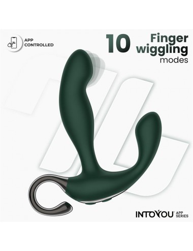 Greeny Masajeador Prostatico con Finger Wiggling y App