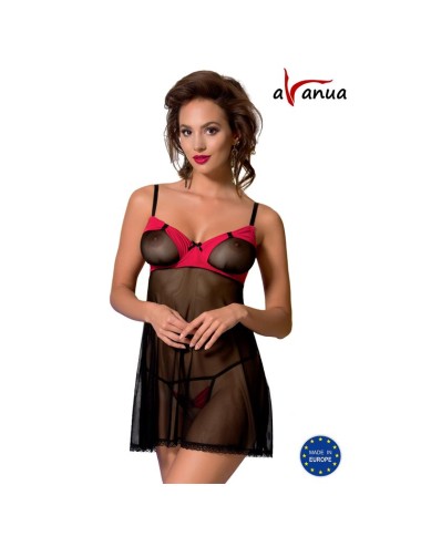 VALENTIN Chemise Negro/Rojo