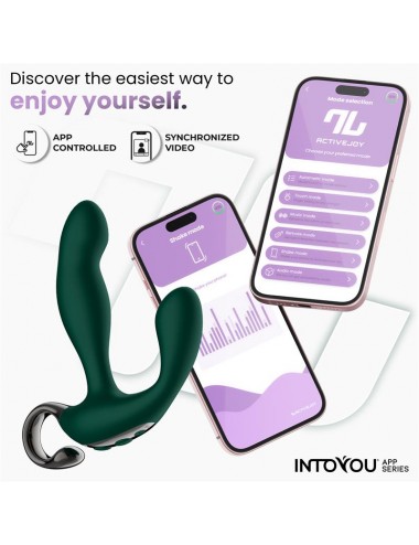 Greeny Masajeador Prostatico con Finger Wiggling y App