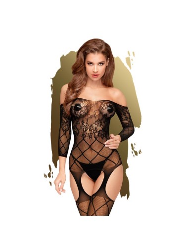 Bodystocking Top-Notch Negro