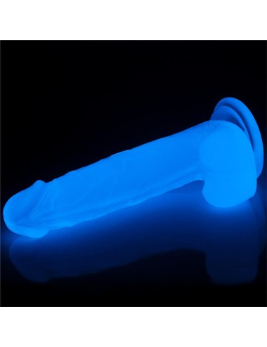 Dildo Lumino 7.5 Luz Azul