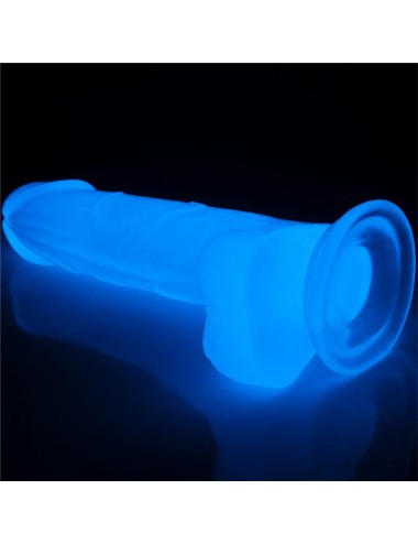 Dildo Lumino 7.5 Luz Azul